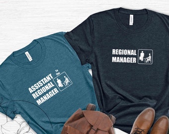 regional manager shirt and onesie