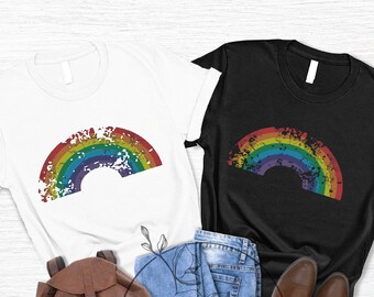 Rainbow Shirt, LGBT Shirt, Shirts For Women, Pride Shirt, Tee Shirts Women,Equality Shirts,Boho Tshirt,Cute T Shirt,Kids Shirts,TShirt Women