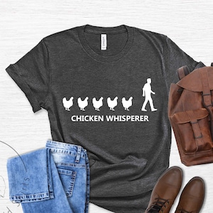 The Chicken Whisperer Shirt, Chicken Farmer Shirt, Boys Farm Shirt, Screen Printed T-shirt, Custom Screen Printed Kids Shirt, Popular Shirts