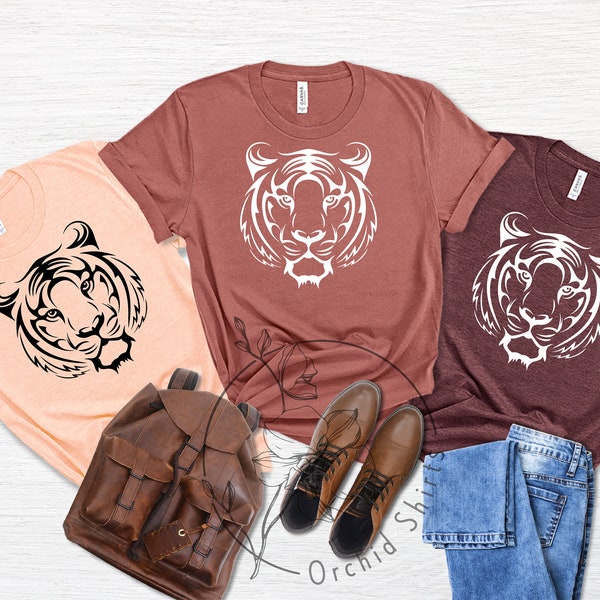 Tiger King Shirt, Tiger Shirt, Women's Graphic Tee, Screen Printed Tshirt, Black Day Shirts, Custom Screen Printed Kids Shirt, Winter Tshirt