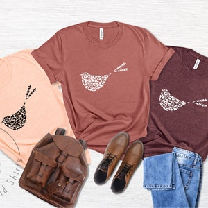 Birds in a Bird, Nature shirt, Birds Watching Study Fan Shirt, Mothers Day Gift, Graphic Womens Shirt, Graphic Tees, Graphic Tees Vintage