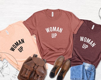 Woman Up Shirt, Girl Power Shirt, Female Empowerment, Feminist Shirt, RGB Shirt, The Future is Female, Female Shirt, Girl Shirt,Gift for Her