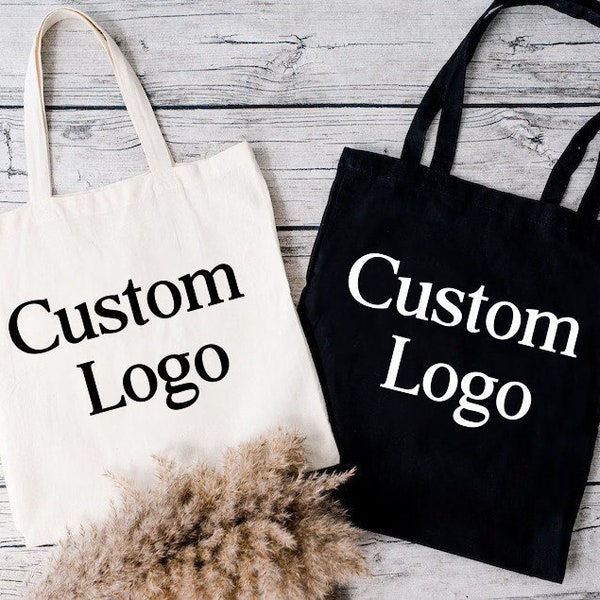 Custom Logo Tote Bag,Company Logo Gifts,Personalized Business Logo Bags,Bulk Promotional Tote Bag,Customized Tote Bags,Beach Bag,Wedding Bag
