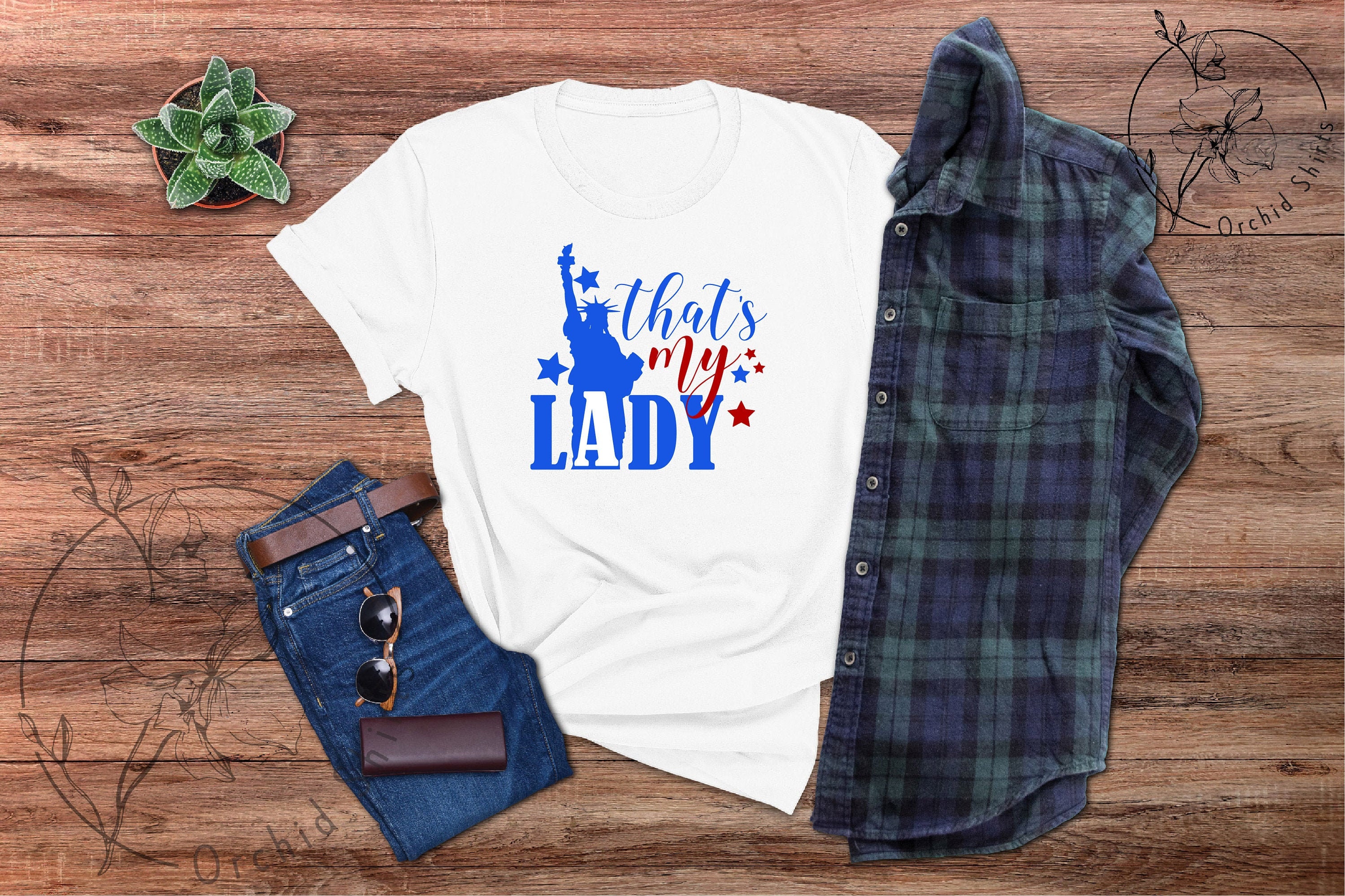 Discover That's My Lady 4th of July T-Shirt