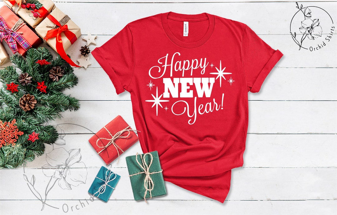Happy New Year Shirt, New Year Glitter Shirt, New Years Shirt, New