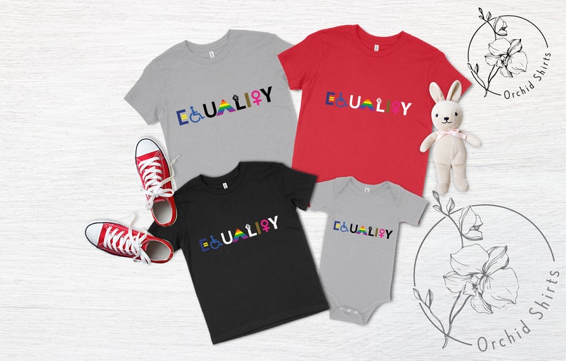 Equality Shirt,Black Lives Matter,Equal Rights Shirt,Pride Shirt,LGBT Shirt, Social Justice Shirt,Human Rights T Shirt,Anti Racism,Gay Pride image 9
