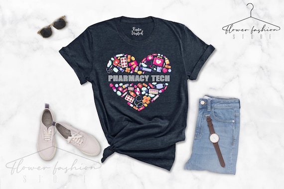 Pharmacy Tech Shirt, Pharmacy Tech Gifts, Pharmacy Technician Shirts, Medical Student Tee, Future Pharmacist Crew,Pharmacy Graduation Tshirt