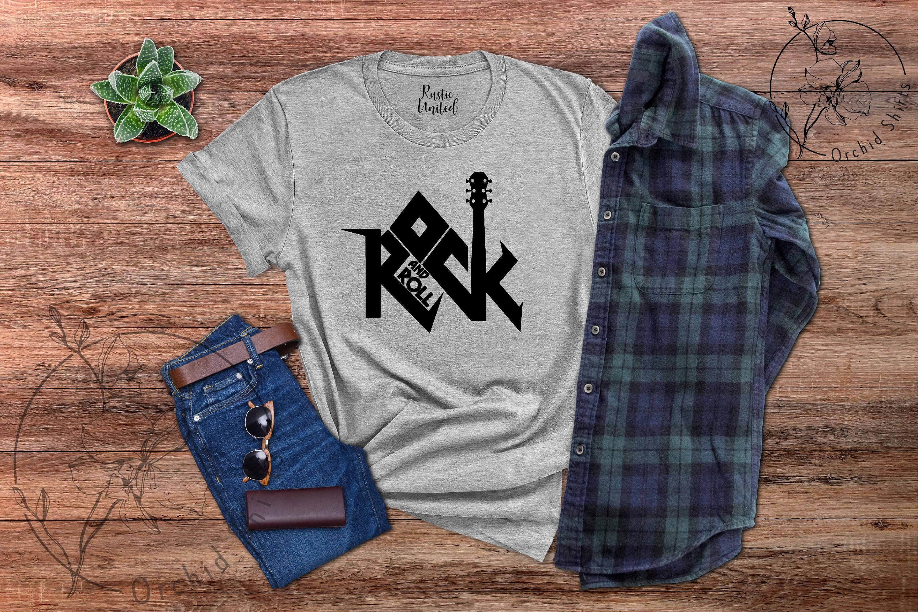 Discover Rock And Roll Shirt, Rock And Roll Gift T-Shirt