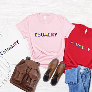 Equality Shirt,Black Lives Matter,Equal Rights Shirt,Pride Shirt,LGBT Shirt, Social Justice Shirt,Human Rights T Shirt,Anti Racism,Gay Pride image 7