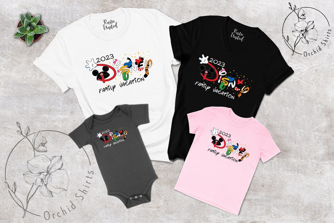 2023 Disney Family Vacation T-shirts Funny Disney Family - Etsy