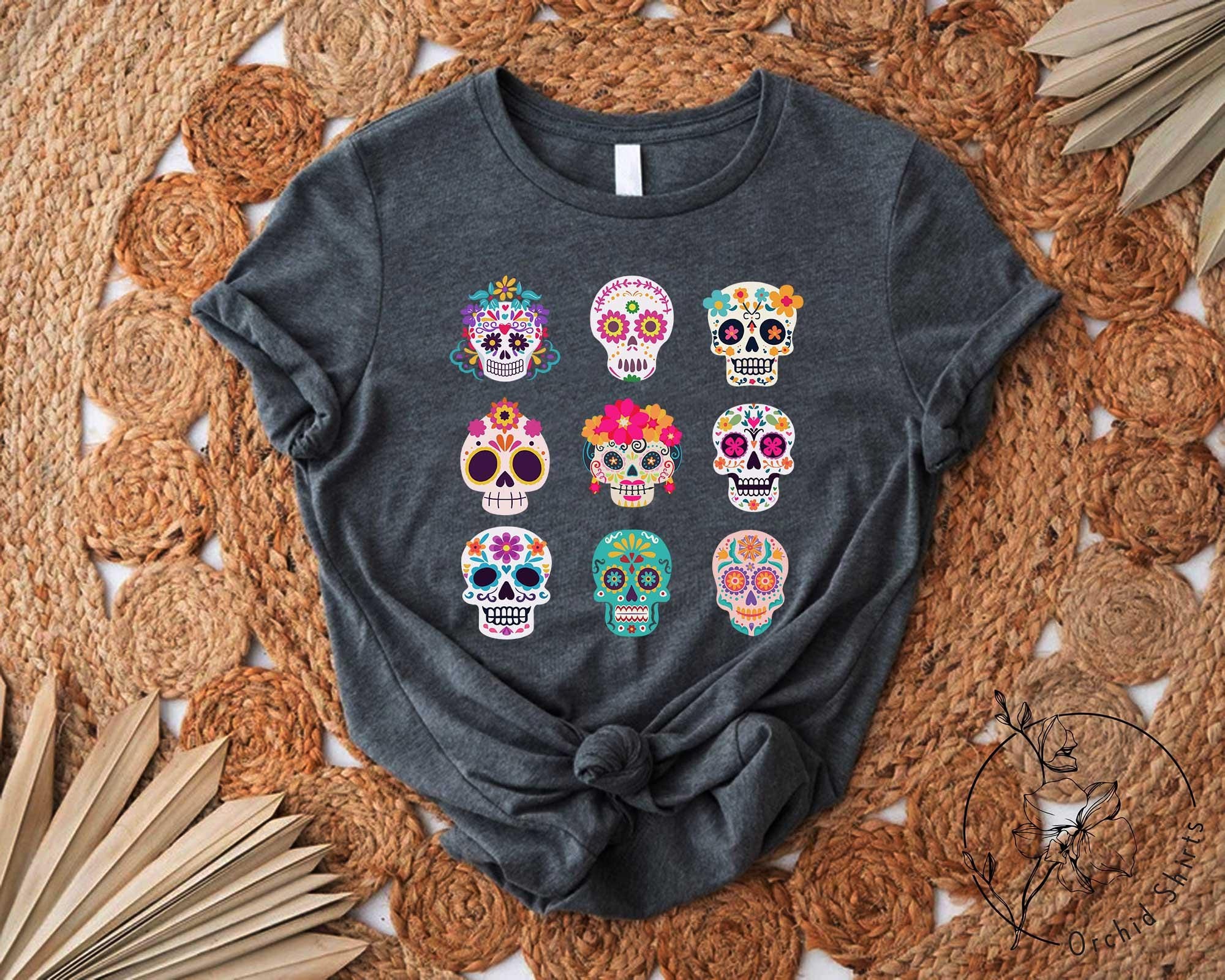 即納☆新作 COTTON JERSEY SKULL FLOWER T-SHIRT ユニセックス Welcome Skull Flower Black T-Shirt | Zumiez