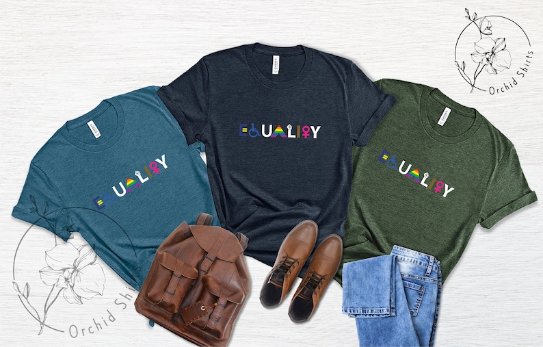 Equality Shirt,Black Lives Matter,Equal Rights Shirt,Pride Shirt,LGBT Shirt, Social Justice Shirt,Human Rights T Shirt,Anti Racism,Gay Pride image 8