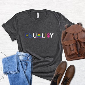 Equality Shirt,Black Lives Matter,Equal Rights Shirt,Pride Shirt,LGBT Shirt, Social Justice Shirt,Human Rights T Shirt,Anti Racism,Gay Pride image 5