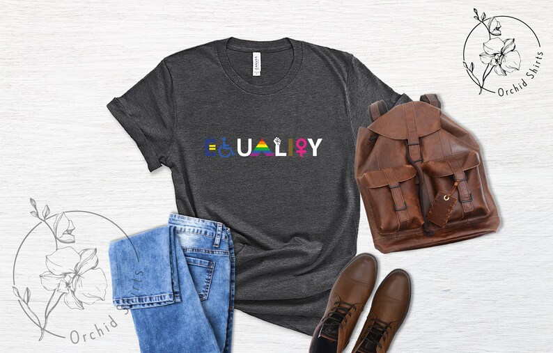 Equality Shirt,Black Lives Matter,Equal Rights Shirt,Pride Shirt,LGBT Shirt, Social Justice Shirt,Human Rights T Shirt,Anti Racism,Gay Pride image 5