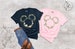 Boho Disney Mickey Ears Shirt, Boho Women Shirt, Floral Disneyland Shirt, Summer Magic Land Trip Shirt, Disney Shirt For Women, Girl's Tees