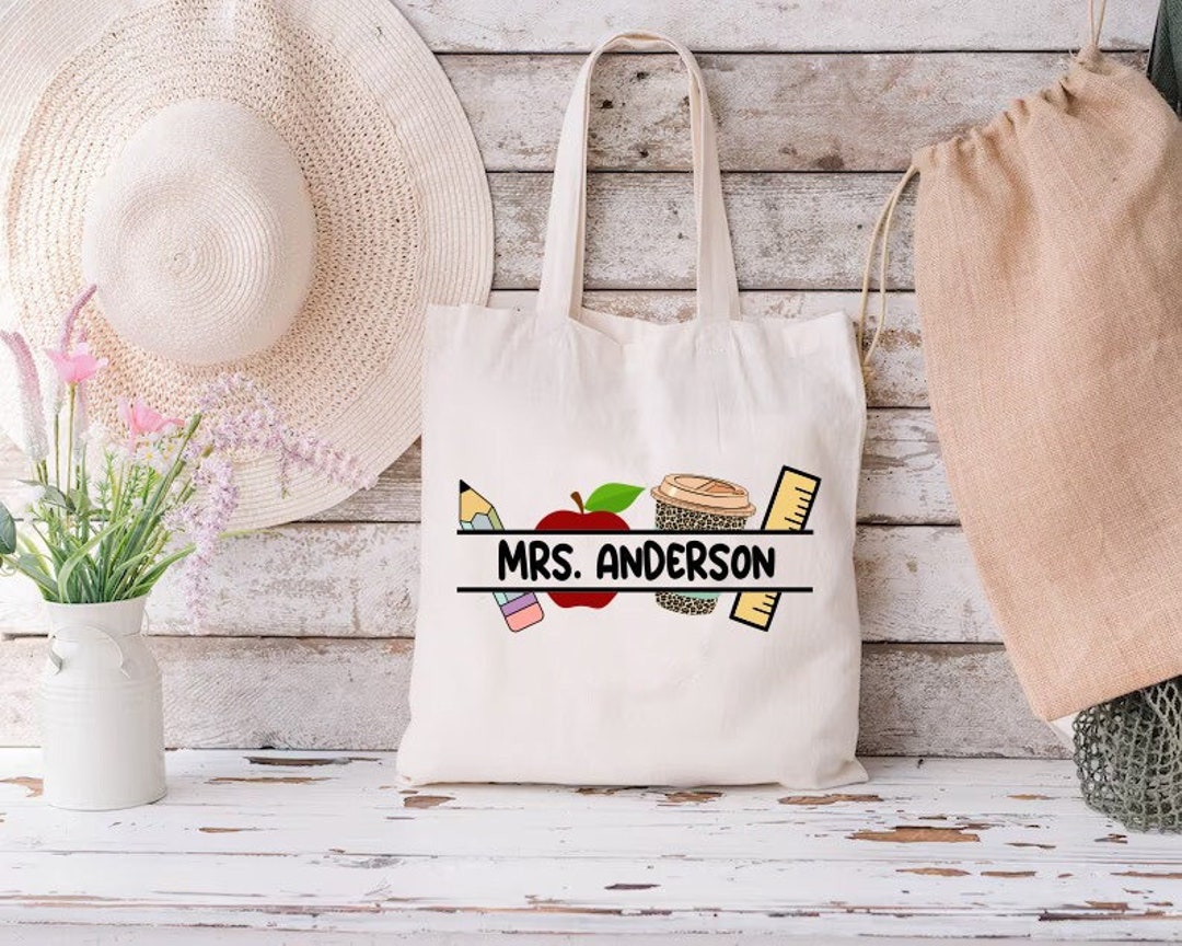 Teacher Gifts Best Tote Bags For Teachers Canvas Teacher Tote