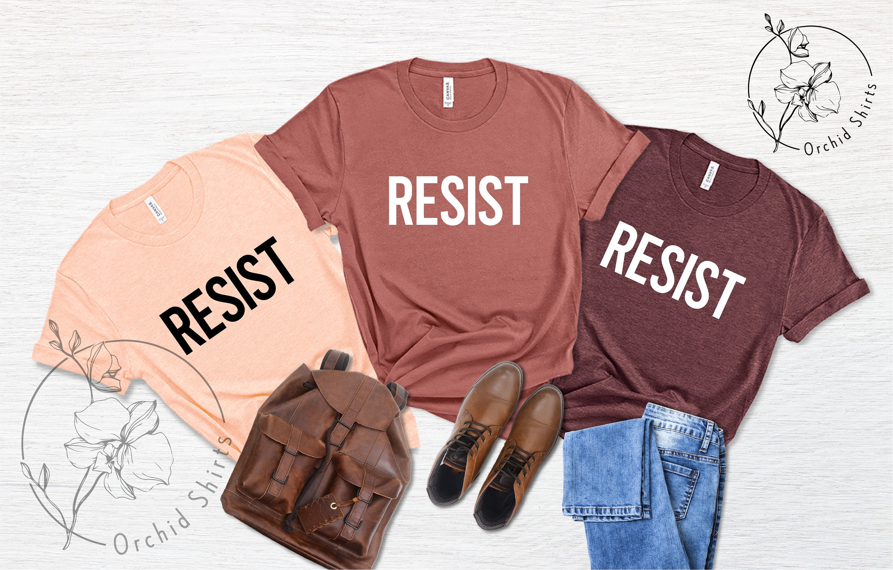 Resist T-Shirt, Political Shirts, Civil Rights Shirt, Black Lives Matter, Equality Shirt, Anti Trump, Liberal Shirt, Feminist Shirt, Unisex