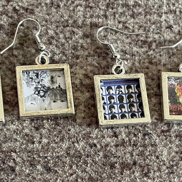 Each Album is a Set! Charm Earrings! Customizable!