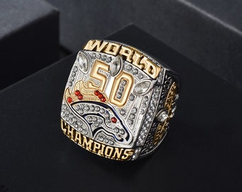 broncos super bowl ring foam hat