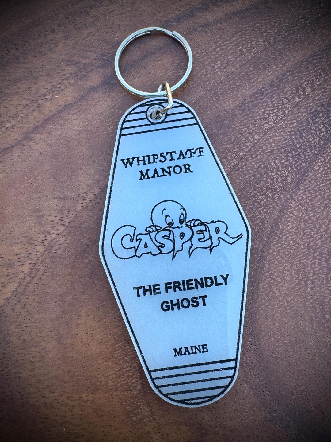 Casper Glow-in-the-dark Motel Keychain - Etsy