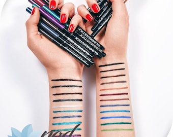 Lot (3) Avon Glimmerstick Eye Liner | Rare & Discontinued Shades | Glimmer Eyeliner Twist Up Pencil (3 Pack)