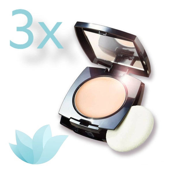 Avon True Colour Flawless Cream to Powder Foundation Compact SPF15 | Pack of 3