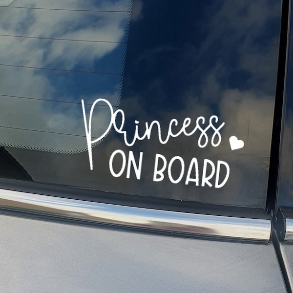 Princess Vinyl Decal Etsy UK