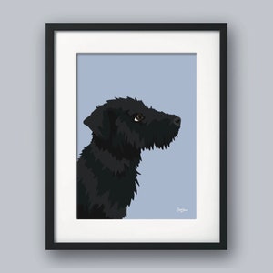 Patterdale Terrier Art Print