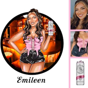 Bartender Logo,Barman Logo,Waitress Logo,Bartender portrait logo,Cartoon Logo,Custom Business Logo,Avatar Logo,Caricature Logo,Digital Logo