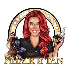 Cartoon Logo,Digital Logo,Cartoon Logo Design,Custom Logo,Business Logo,Lash Maker Logo, Nail Designer Logo,Esthetician Logo,Body Slimming until shoulder logo
