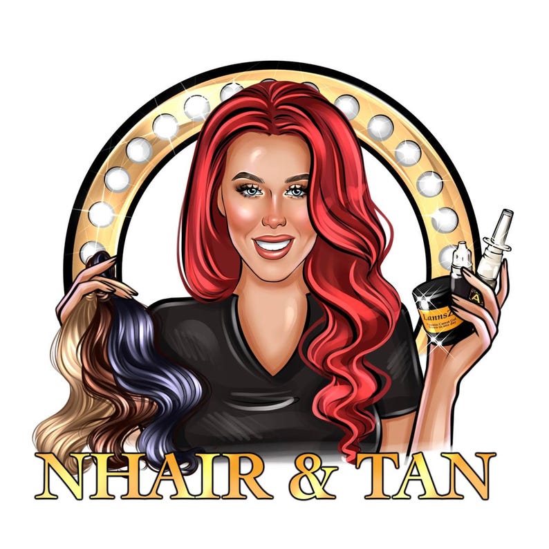 Cartoon Logo,Digital Logo,Cartoon Logo Design,Custom Logo,Business Logo,Lash Maker Logo, Nail Designer Logo,Esthetician Logo,Body Slimming until shoulder logo