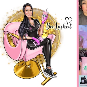Lash Technician Logo,Lash Maker Logo,Lash Designer Logo,Lash artist Logo,Beauty Lashes Logo,Lash extension Logo,Lashes Studio,Cartoon logo,