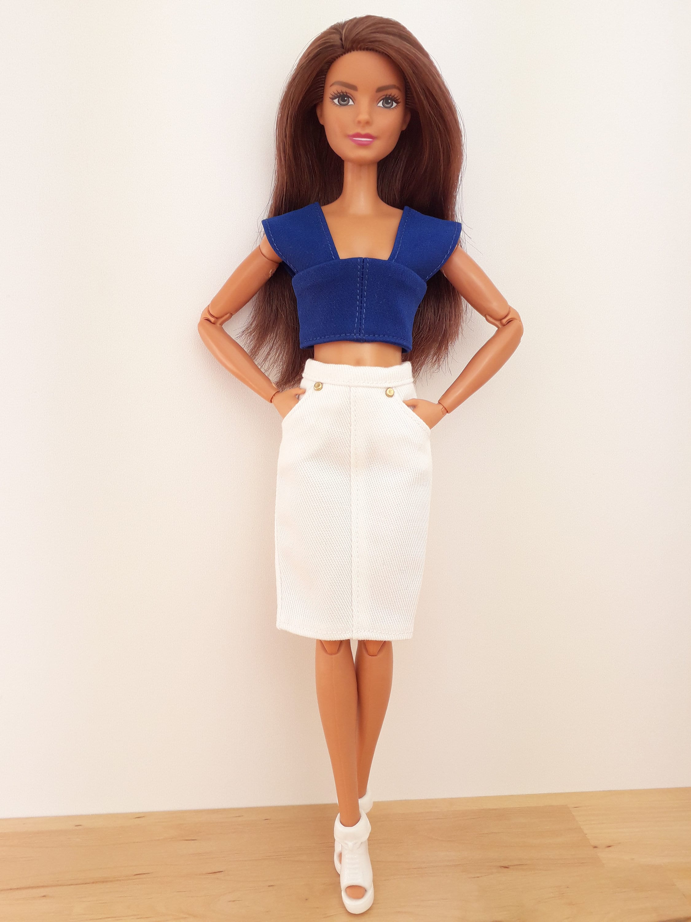 Barbie clothes Skirt and Top for 12 inch dolls | Etsy