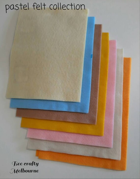Yellow Felt Sheets/gold Felt/craft Supplies/individual Felt Sheets/art and  Craft/912 Felt Sheets/ High Quality Felt Sheets/aussie Seller 