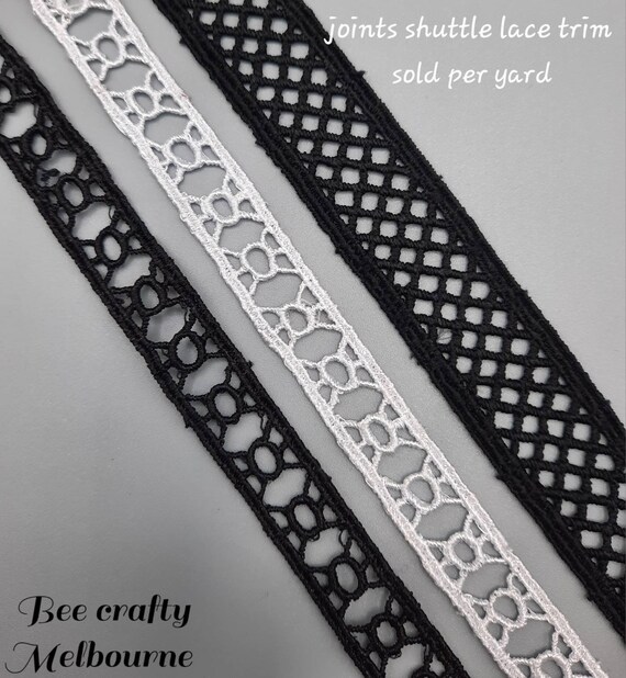 Ecru Cotton Lace 14mm - Zig Zag Ecru Cotton Lace 14mm - Zig Zag