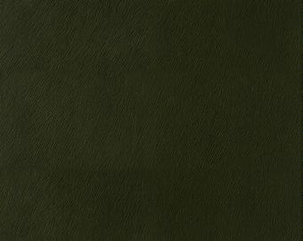 Black Forest Green Cowhide: Luxury Hair-on Hide Upholstery Leather