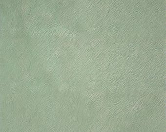 Mint Green Hair on Hide Cowhide Leather: Upholstery, Handbags, Shoes