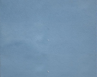 Periwinkle Blue Hair on Hide Cowhide Leather: Upholstery, Handbags