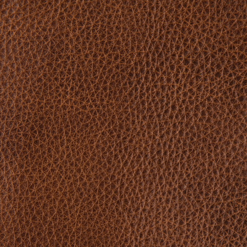 Brandy Top Grain Italian Leather for Upholstery Soft Genuine Cowhide Sheets Luxury Craft Leather