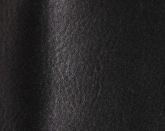 Anthracite Shimmer Italian Leather: Full Grain Upholstery Leather