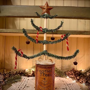 Primitive small feather tree Christmas tree Xmas farmhouse decor