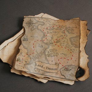 Kids Pirate Treasure Map - Numérique