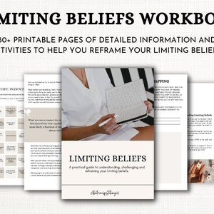 Overcome Your Limiting Beliefs PRINTABLE WORKBOOK image 1