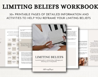 Overcome Your Limiting Beliefs - PRINTABLE WORKBOOK