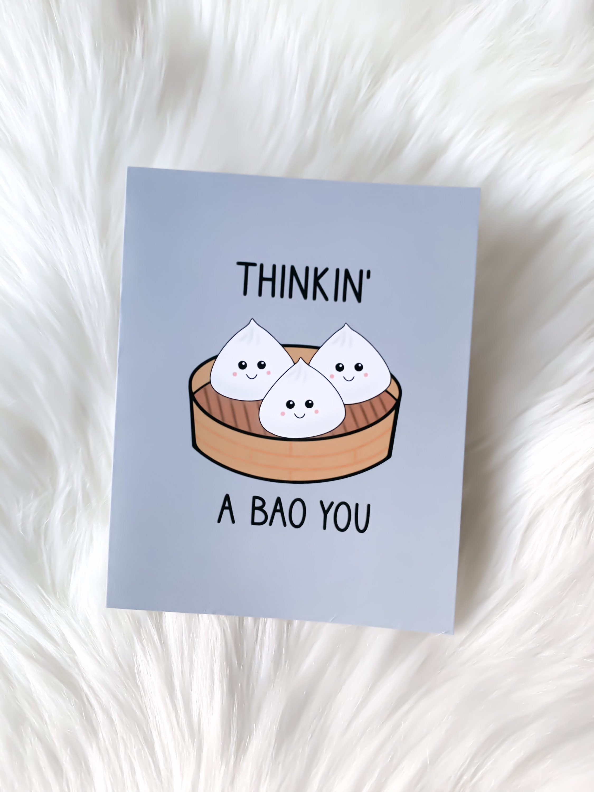 Thinking About You Greeting Card Pun Greeting Card Etsy