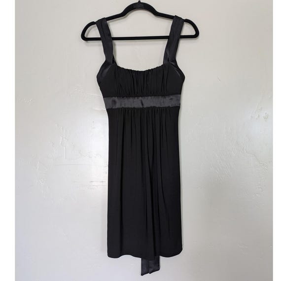 B. Darlin Elegant Black Empire Waist Formal Dress Satin Straps Size 5/6  Made in USA LBD - Etsy Israel