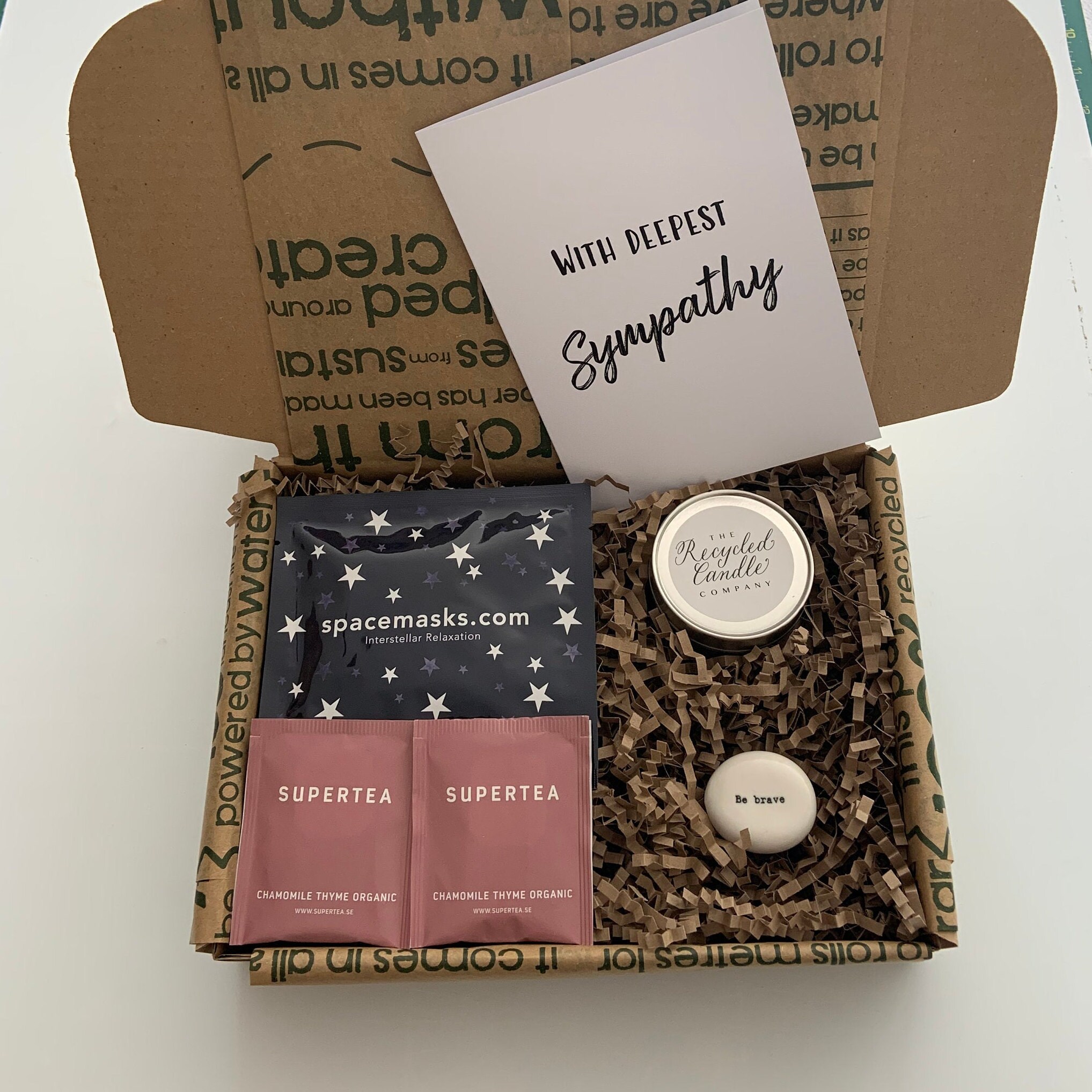 With Sympathy Gift Box Condolences Gift Box Bereavement Gift Etsy