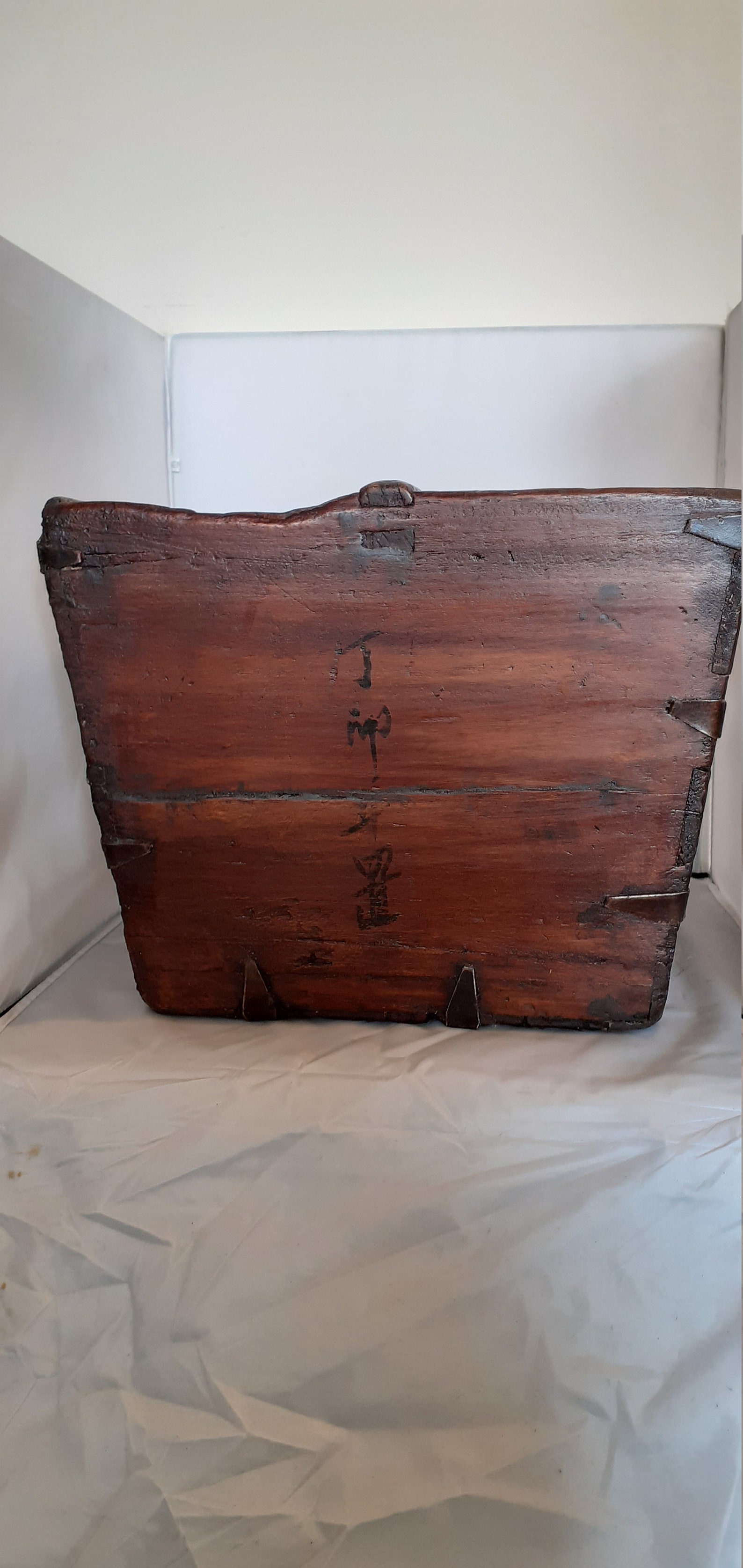 Antique Chinese Wooden Rice Bucket Etsy
