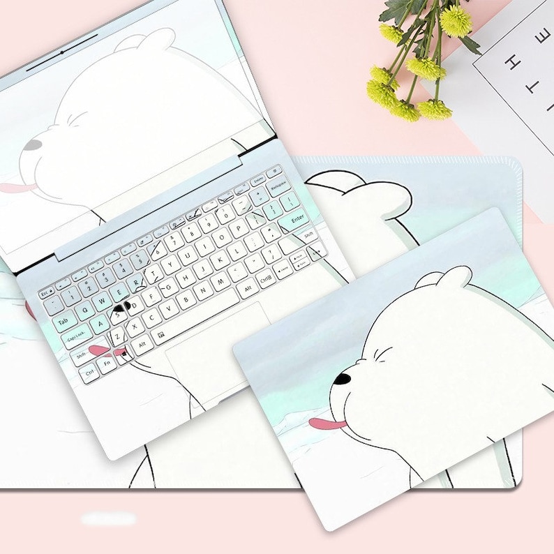 Cute cartoon laptop decoration stickers Decals on laptop Etsy
