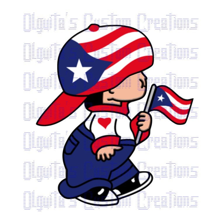 Puerto Rico Boy Layered SVG Png Jpeg Puerto Rico KidPuerto | Etsy